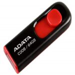 Memoria USB Adata C008 64 GB Color Negro-Rojo - Imagen 2