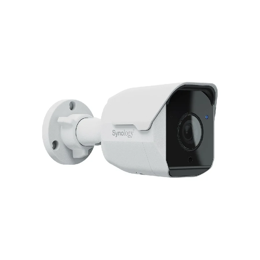 Camara Ip Synology Bc500 Tipo Bala 5 Mp Ir De 30 M Lente 2.8Mm Dia Y Noche, Ip67 Poe H.265, Ranura Microsd, Incluye Licencia Vitalicia Para Surveillance Stationcompra Mnima Multiplos De 10 Piezas