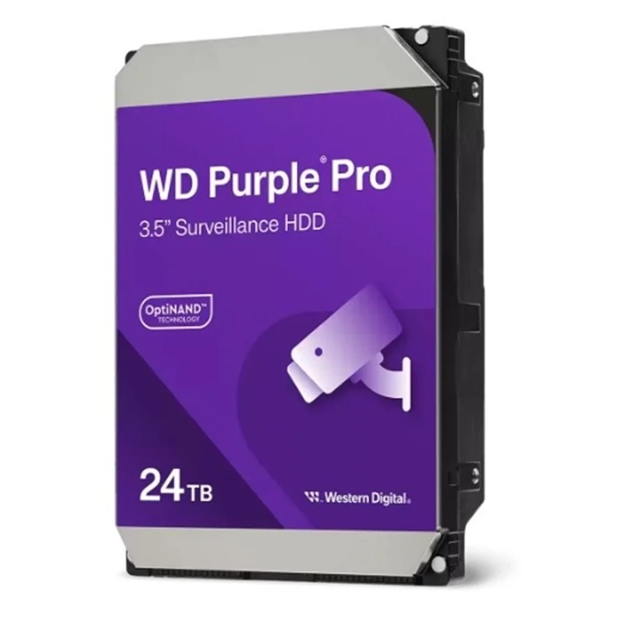 Disco Duro Interno Wd Purple Pro 24Tb 3.5 Escritorio Sata3 6Gb/S 512Mb 7200Rpm 24X7 Ia Dvr Nvr Hasta 64 Camaras Wd240Purp