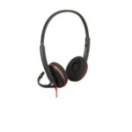 Diadema Hp Poly 8X228A6 Blackwire C3220 | Alambrica Binaural | Usb-A Usb-C | Reduccion De Ruido Con Microfono | Control En El Cable | Color Negro Con Naranja - Imagen 2