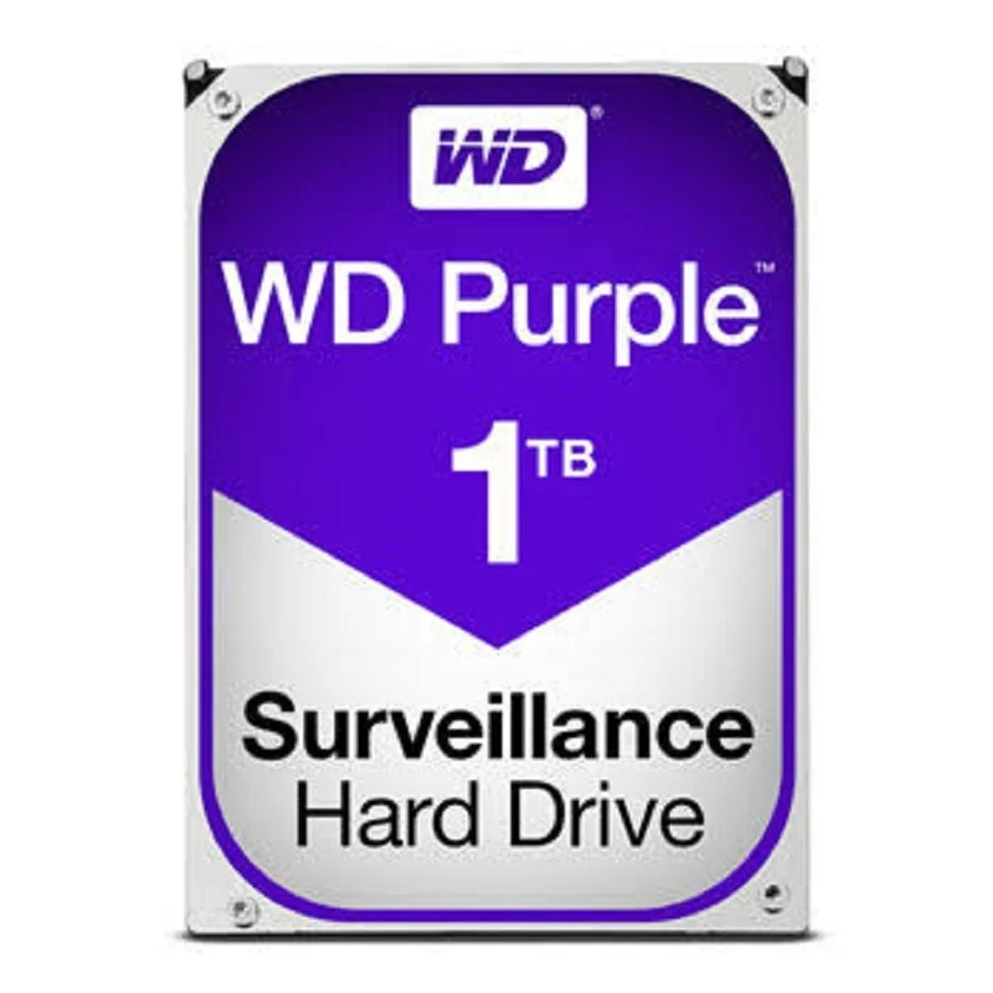 Disco Duro Interno Wd Purple 1Tb 3.5 Escritorio Sata3 6Gb/S 64Mb 5400Rpm 24X7 Dvr Nvr 1-8 Bahias 1-64 Camaras Wd10Purz