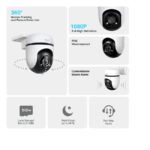 Camara Ip Tp-Link Tapo C500 Wifi Exterior 2 Mp1080P Vision Panoramica 360 Resistente Agua Y Polvo Ip65 Microsd 512Gb Vision Nocturna Deteccion De Movimiento Audio Bidireccional - Imagen 2