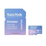 Memoria Sandisk Micro Sdxc Creator 256Gb Lect 190Mb/S Esc 130Mb/S Graba 4K/5.3K  Sdsqxav-256G-Gn6Ms - Imagen 2