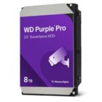 DISCO DURO INTERNO WD PURPLE PRO 8TB 3.5 ESCRITORIO SATA3 6GB/S 256MB 7200RPM 24X7 IA DVR NVR 1-16 BAHIAS 1-64 CAMARAS WD8002PURP