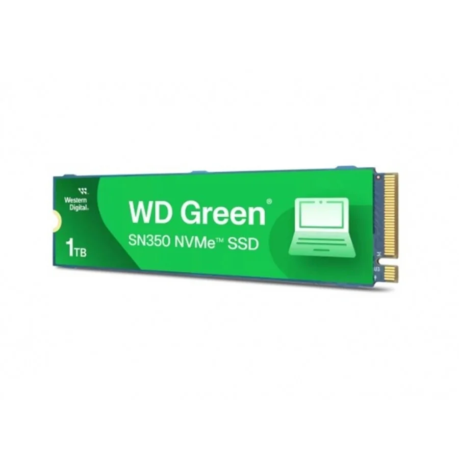 Unidad De Estado Solido Ssd Interno Wd Green Sn350 1Tb M.2 2280 Nvme Pcie Gen3 Lect.2400Mbs Escrit.1850Mbs Pc Laptop Minipc Wds100T2G0C