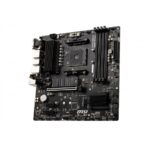 Tarjeta Madre MSI B550M Pro-VDH WIFI 4xDDR4 128GB 4400Mhz PCIe 4.0 M.2 1xHDMI 1xDP 1xVGA S AM4 mATX Wi-Fi BT