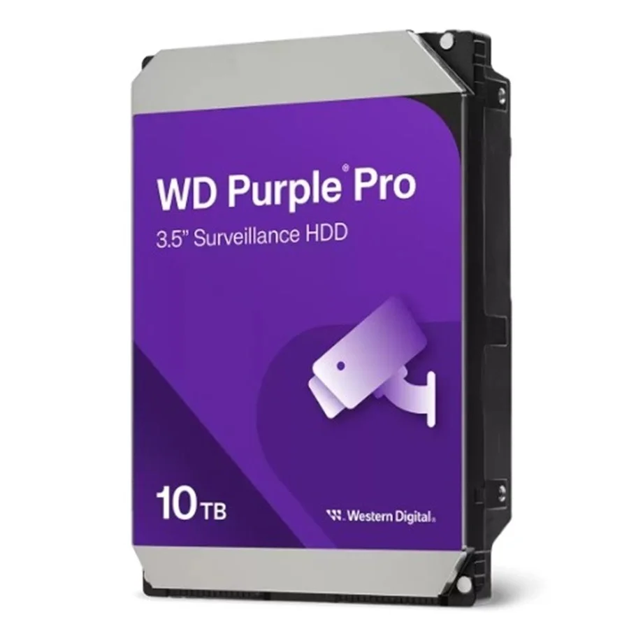 Disco Duro Interno Wd Purple Pro 10Tb 3.5 Escritorio Sata3 6Gb/S 512Mb 7200Rpm 24X7 Ia Dvr Nvr Hasta 64 Camaras Wd102Purp
