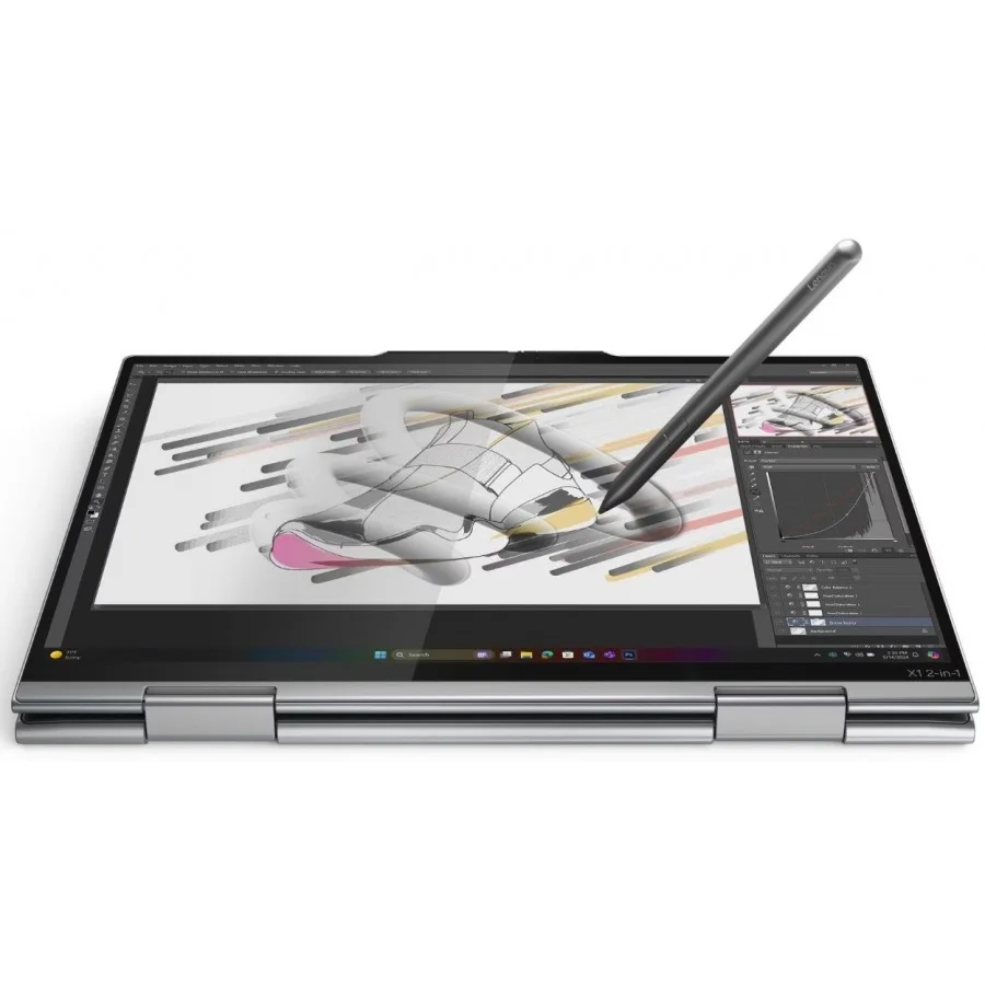 Laptop Lenovo Thinkpad X1 2-In-1 Gen 10 Aura Edition / Ultra 7 258V 4.8Ghz / 32Gb Lpddr5X / 1Tb Ssd / 14 Wuxga 1920X1200 Touch / Backlit Keyboard / Con Pluma / Win 11 Pro / 3Yr