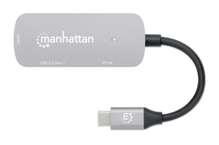 Docking Usb,Manhattan,130707,-C 3 Ptos, Hdmi/Usb-A/Usb-C Pd