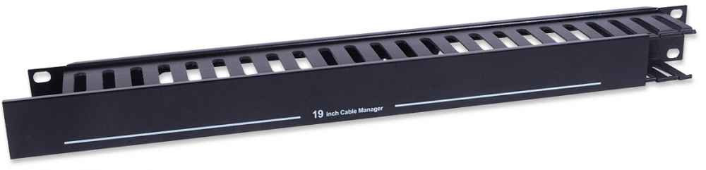 Organizador Horizontal,Intellinet,169950, 19 1U Metalico 5Cm