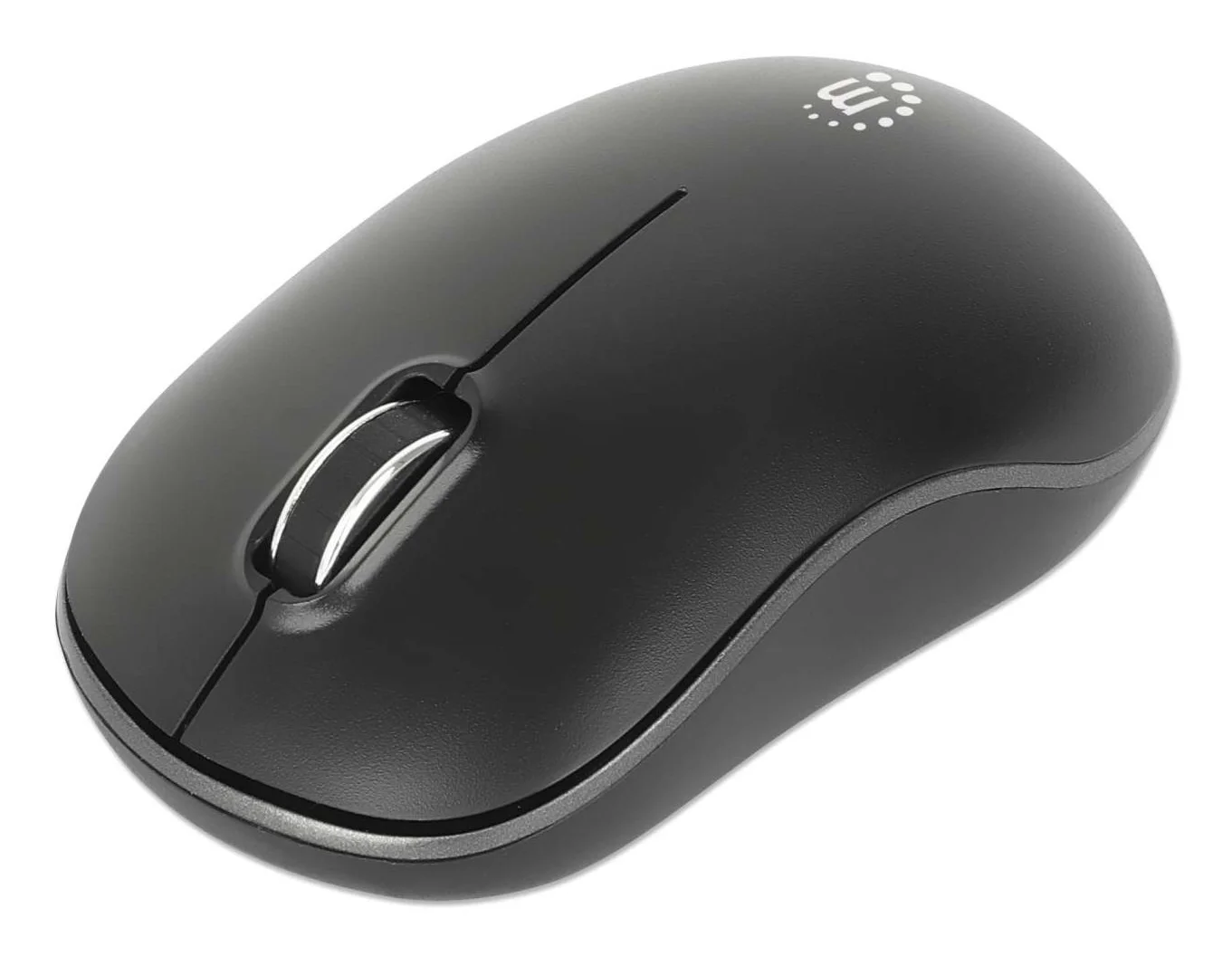 Mouse Optico Inalambrico Manhattan 3 botones 2.4G Negro