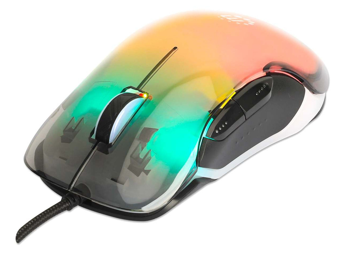Mouse/Manhattan/190381/Mouse Usb Óptico Con Cable Led Rgb