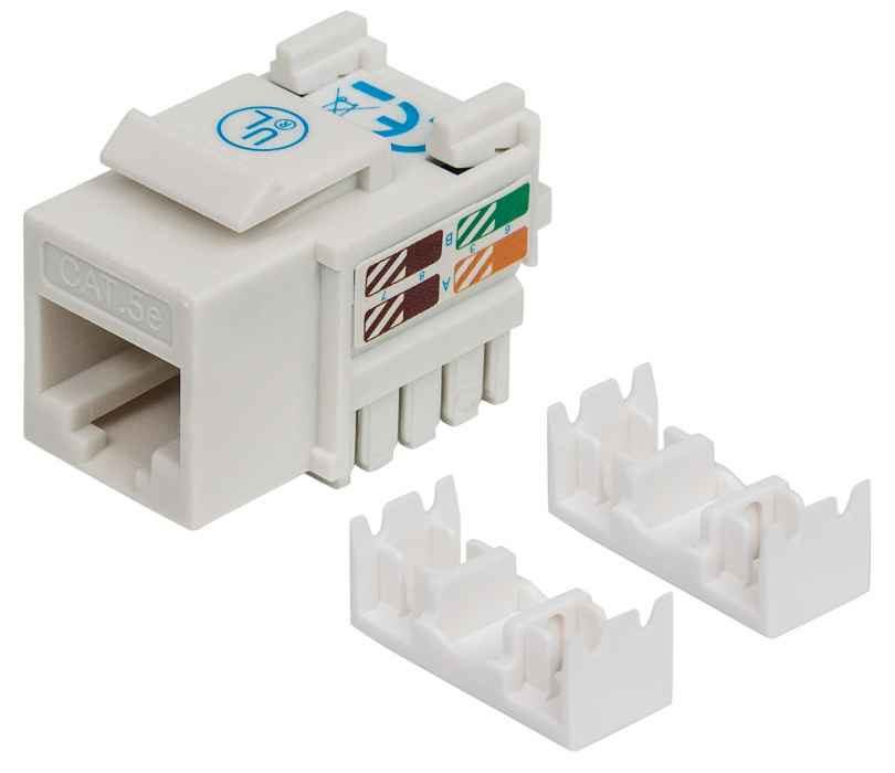 Jack,Intellinet,210355, Cat 5E De Impacto Keystone Blanco