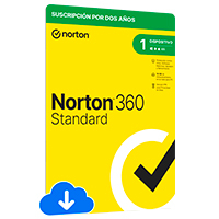 ESD NORTON 360 STANDARD/ INTERNET SECURITY/ 1 DISPOSITIVO/ 2 AÑOS/ DESCARGA DIGITAL