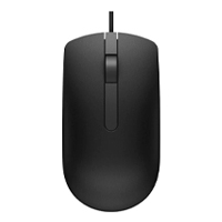 KIT TECLADO Y MOUSE DELL  MS116, KB216 NEGRO