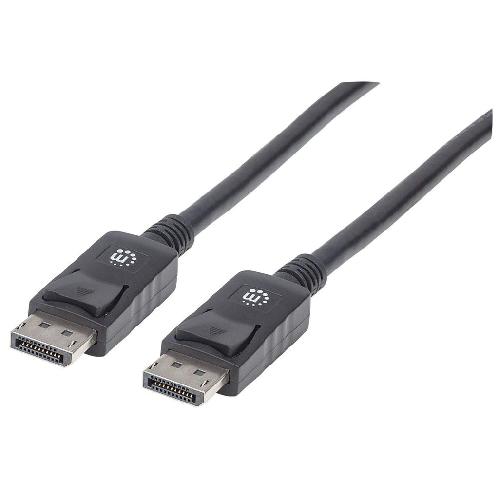 Cable Displayport,Manhattan,306935, V1.2 M-M 1.0M Negro 4K60Hz