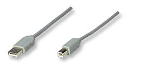 Cable Usb,Manhattan,317863, A-B 3.0M, Gris