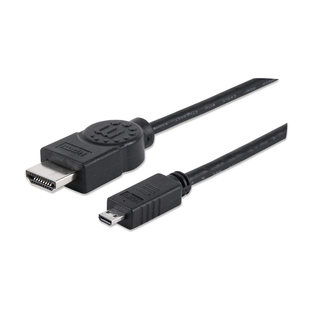 Cable Hdmi,Manhattan,324427, 1.4 M-Micro 2Methernet