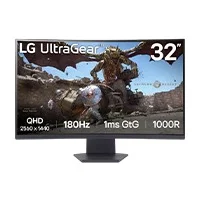 Monitor LG UltraGear 32" QHD 2560 x 1440 VA Display Curvo 180Hz 1ms GtG AMD FreeSync