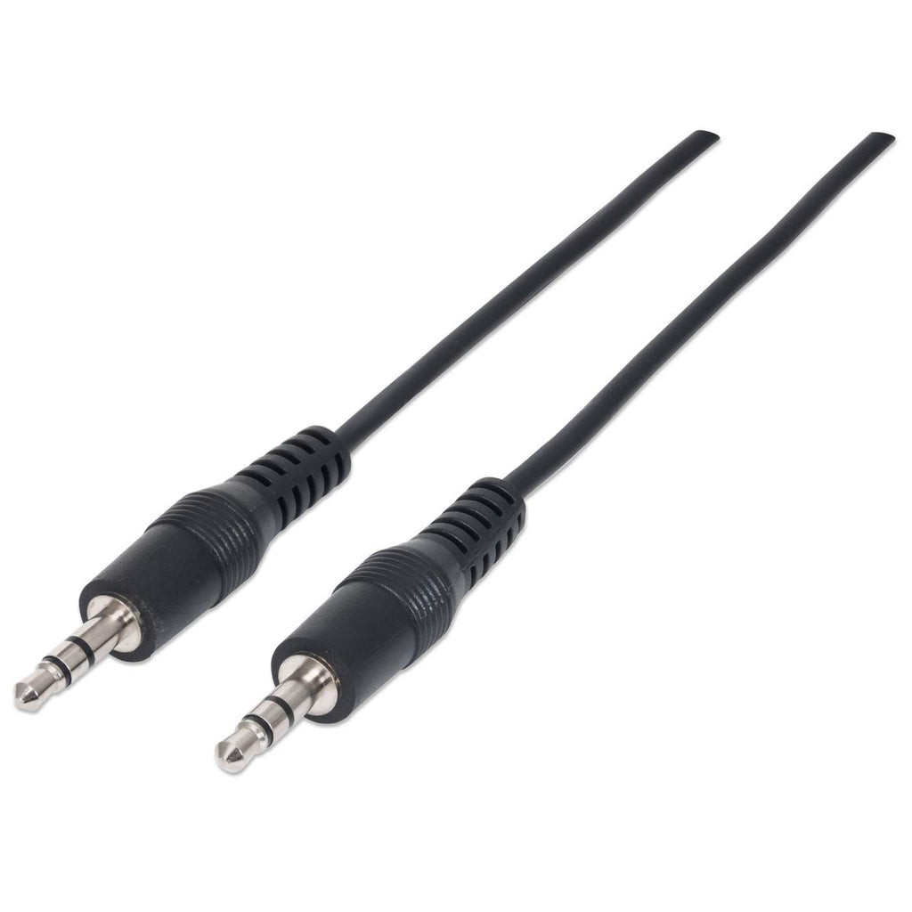 Cable Audio,Manhattan,334594, Estereo 3.5Mm M-M 1.8M Negro