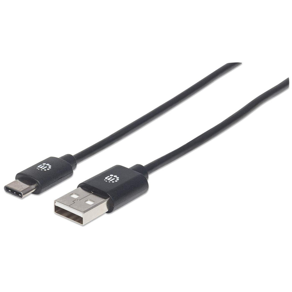 Cable Usb,Manhattan,353298,-C V2.0, C-A 1.0M Negro 480Mbps