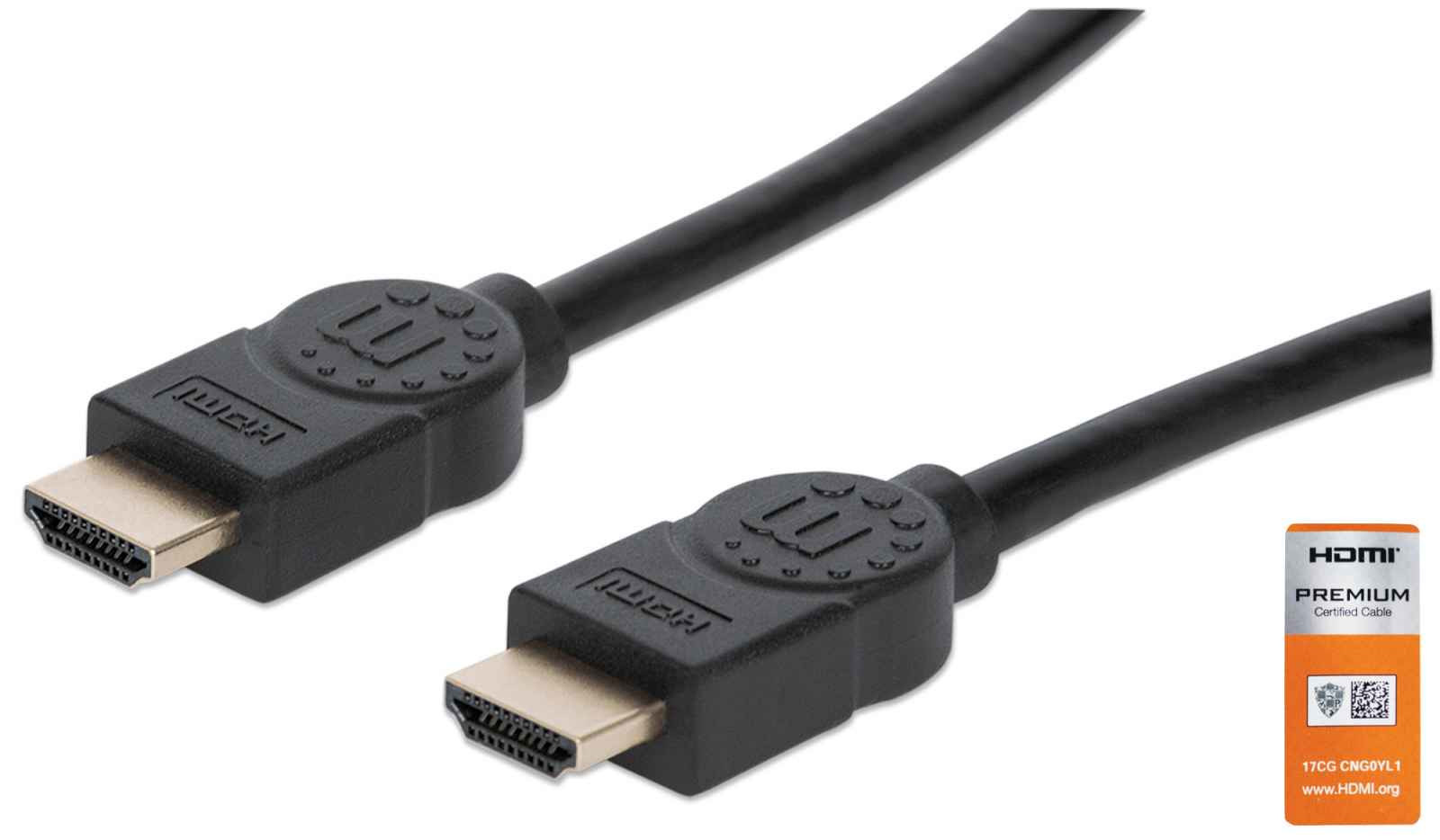 Cable Hdmi /Manhattan / 354837 /2.0 Premium M-M  1.0M