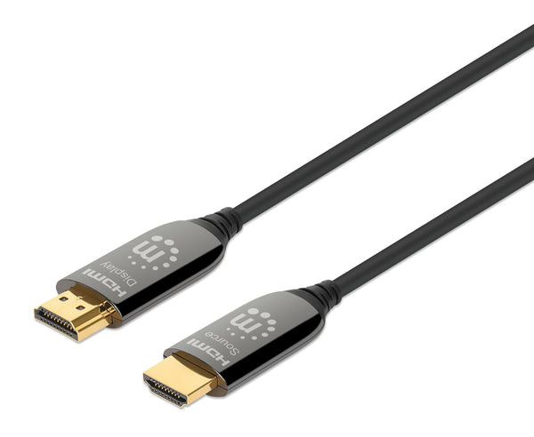 Cableshdmi/Manhattan/356145/Cable Óptico Activo Hdmi De Ultra Alta Velocidad 8K A 60 Hz, 7.5 M