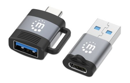 Adaptadores/Manhattan/356329/ Kit De Adaptadores Usb-C A Usb-A Y Usb-A A Usb-C