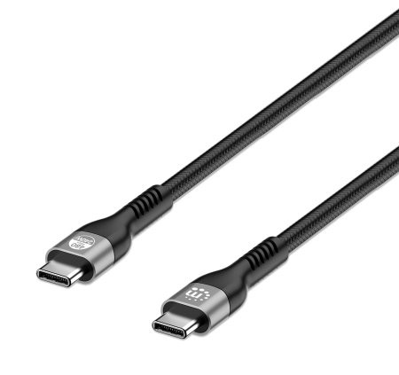 Cable Usb-C,Manhattan,356367, 2 M , Usb2.0 240 W / Pd 3.1, Tipo-C Epr (Extended Power Range)