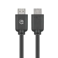 Cableshdmi/Manhattan/356688/Cable Hdmi De Alta Velocidad 4K@60Hz Con Ethernet, 7,5 M (25 Ft)