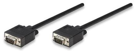 Cable Svga ,Manhattan,371377, Monitor 8Mm Hd15M-M 11.0M