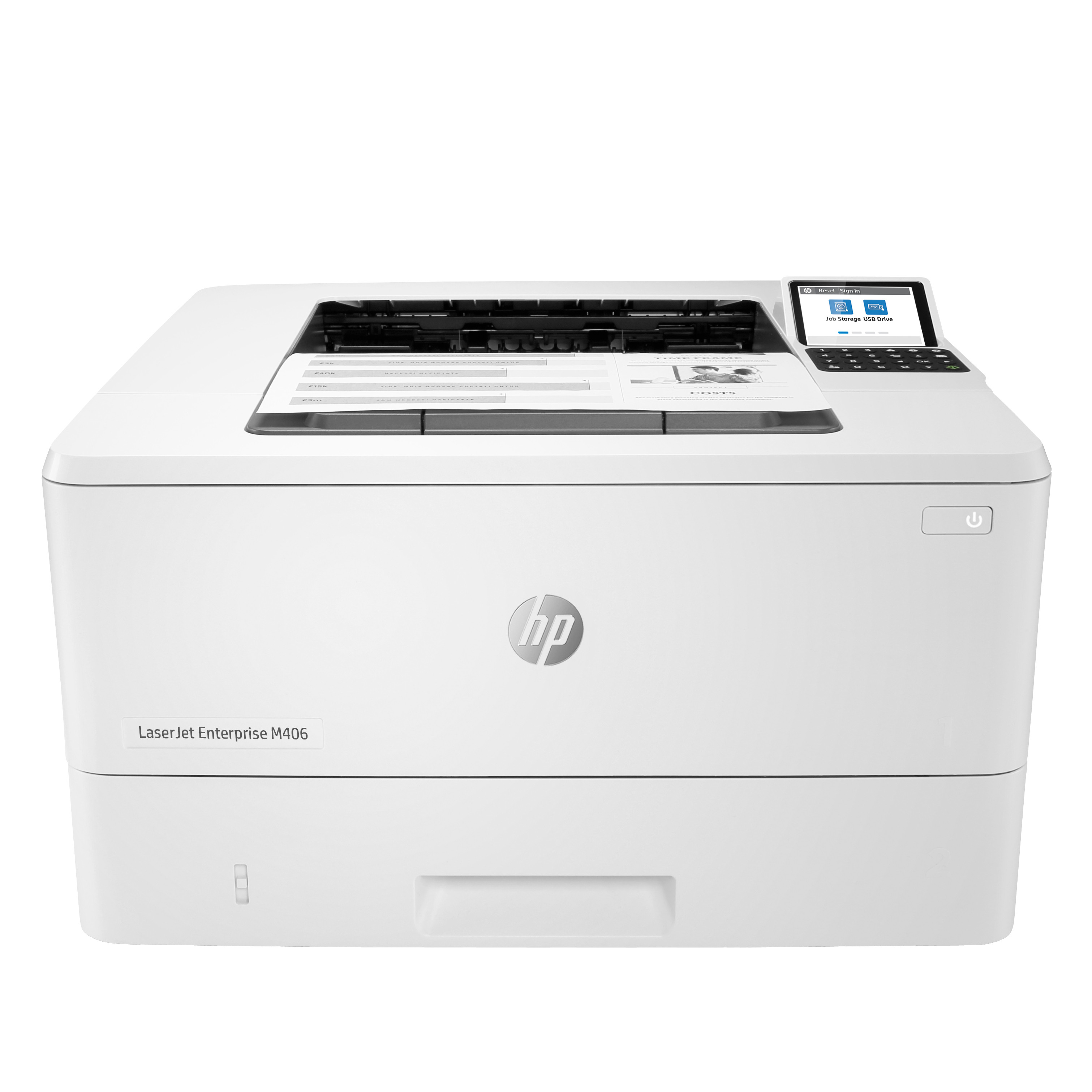 Impresora Láser HP (VAL) LaserJet Enterprise M406dn Monocromática