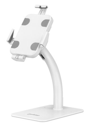 Soporte Tableta De Escritorio/ Manhattan/ 406352/ 7.9 A 11, Antirrobo, Blanco