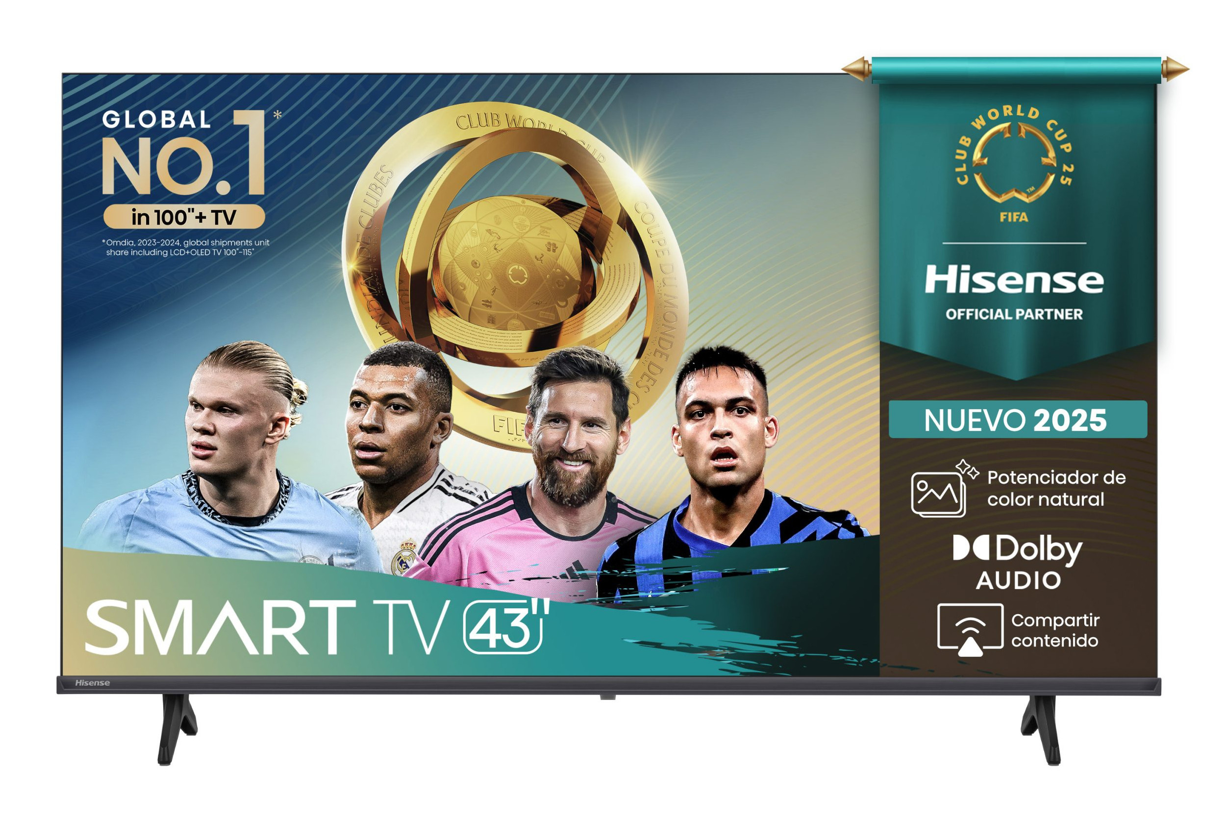 MPN-43A4NV-featured TV HISENSE 43A4NV 43" FHD VIDAA SMART TV - Imagen 1