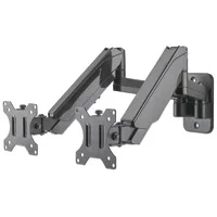 Soporte Monitor Manhattan Universal Pared para 2 Monitores 17" a 32" Pistón Hasta 8 Kg