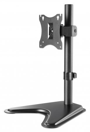 Soporte Monitor Manhattan ,462037, De Escritorio, 17 A 27 Con Un Peso De Hasta 7Kg, Inclinacion /- 10 , Giro De /- 45 ,Rotacion De /- 90 , Altura Ajustable