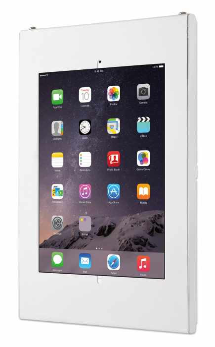 Soporte Manhattan Montaje Pared para Tablet o iPad Antirrobo Color Blanco