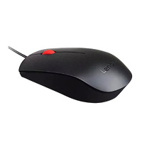 Mouse Usb Lenovo Essential Alambrico Conexion Por Cable