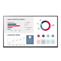 Monitor Señalizacion Digital Lg Con Panel Ips Uhd De 55 Pulgadas, 400 Nits De Brillo Para Uso 16/7 Con Plataforma De Señalizacin Webos 4.0, Con Altavoz Integrado Conectividad 3 Hdmi, 1 Usb
