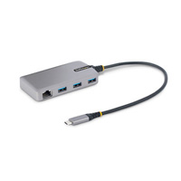 Hub Usb-C De 3 Puertos Usb-A - Usb 3.0 5Gbps - Alimentado Por El Bus - Concentrador Usb-C De 3 Puertos Usb-A - Ethernet - Startech.Com Mod. 5G3Agbb-Usb-C-Hub