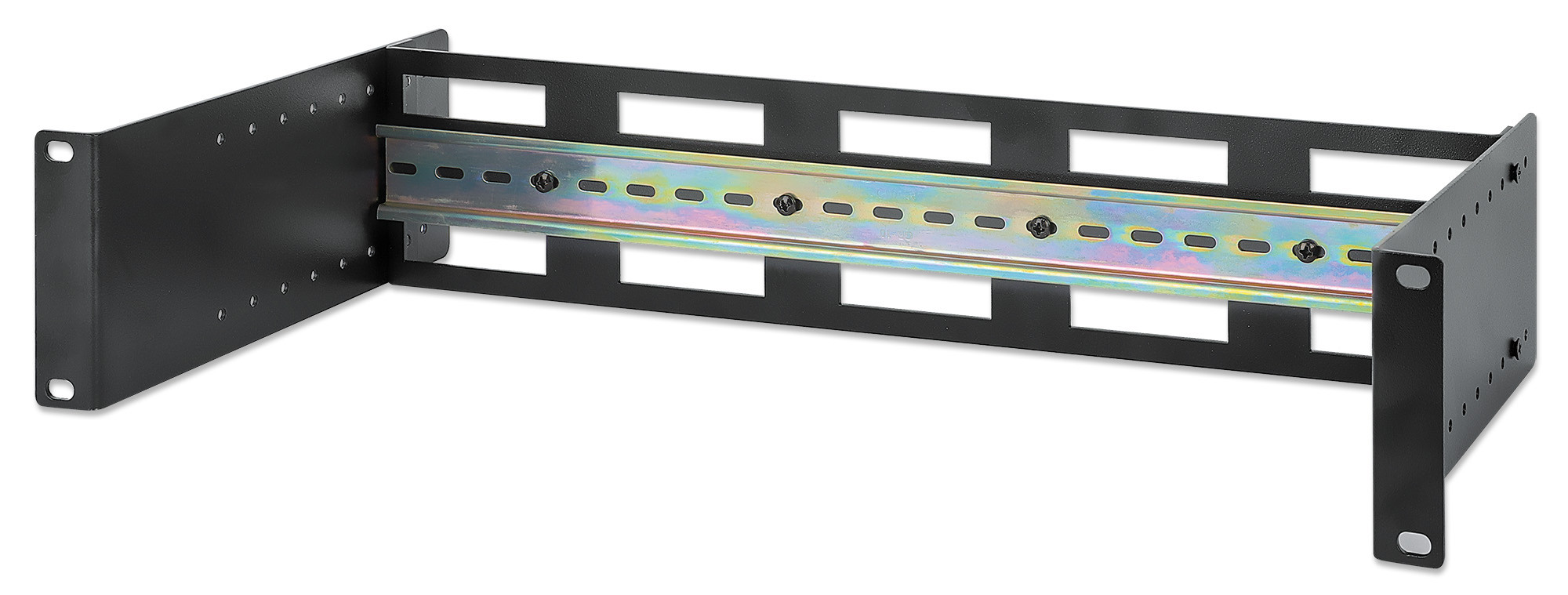 Kit De Carril Din , Intellinet, 716345, Ajustable Para Rack 19, 2U