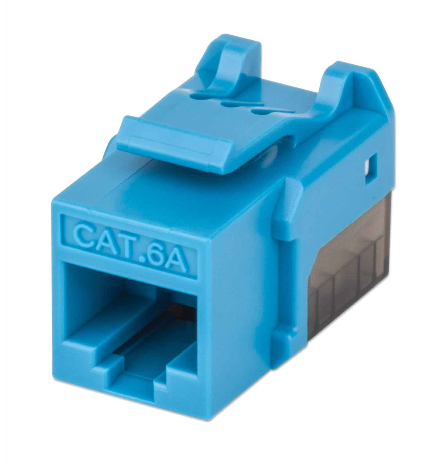 Jack,Intellinet,772334, Cat 6A  De Impacto (Keystone) Azul