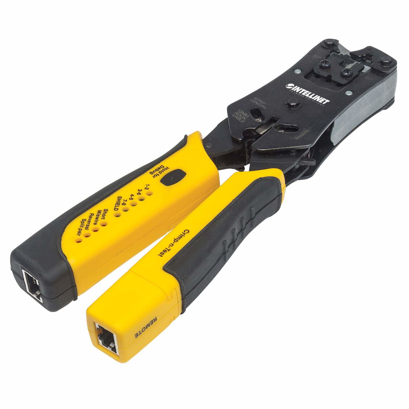 Pinza,Intellinet,780124, P/Crimpear Rj11/Rj45 C/Probador
