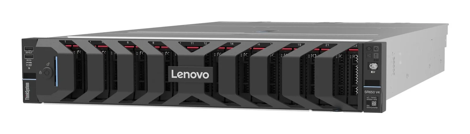 Servidor Lenovo Thinksystem Sr650 V4 2U / Xeon 6505P 12C 150W 2.2Ghz / 1X32Gb 6400Mhz / S.D. 2U 8X2.5 Sas/Sata Bp / 1Gb, Rj45 / 2X800Wp / 3Yr Wty 9X5
