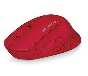 Mouse Logitech M280 Optico Inalambrio Usb Receptor 1000Dpi Rojo