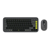 Teclado/Mouse Logitech Pop Icon Inalambrico Bluetooth Easy-Switch Grafito