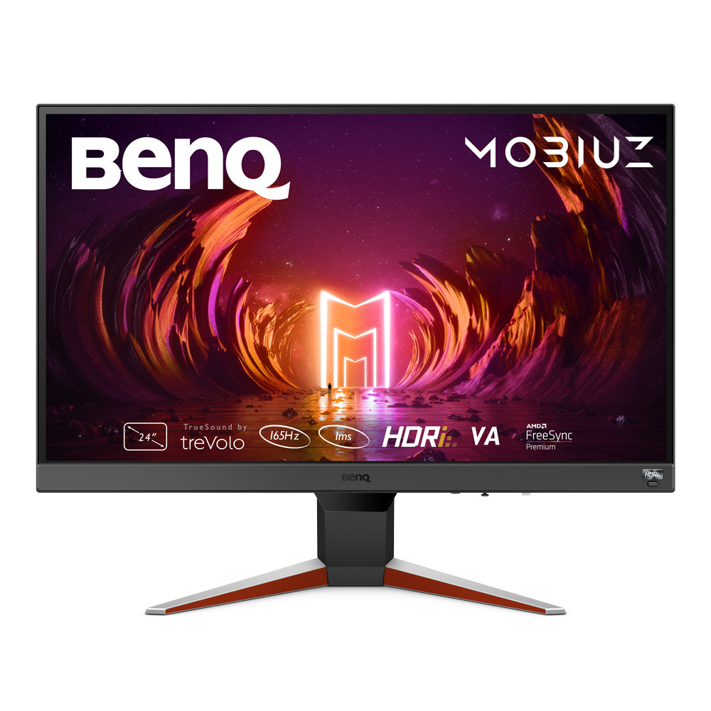 Monitor Benq Mobiuz Gamer Ex240N 23.8 / Full Hd / Va / 165Hz / 4Ms / Hdmi, Displayport / Altavoces Integrados / Eye Care / Freesync / Hdri / Negro / Garantia 3 Años