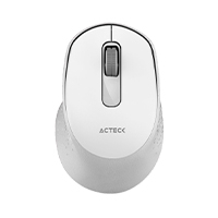 MOUSE ACTECK OPTIMIZE ERGO MI470 / INALAMBRICO / RECEPTOR USB / OPTICO / 1600 DPI AJUSTABLE / 2 BOTONES SCROLL / ERGONOMICO / CLICK SILENCIOSO / WIN MAC / BLANCO / AC-934152
