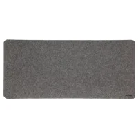 Mousepad Acteck Vibe Felt Plus Tf620 / Alfombrilla Para Escritorio / Ergonomico / Textura  Afelpada / Base Antideslizante / 90X40Cm / Gris Claro / Ac-934497