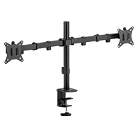 Soporte articulado Acteck doble monitor 17 a 32 pulgadas hasta 9 kg VESA 75x75 100x100 Enforce Zone SM490